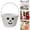 D, variant on Clearance Event & Party under $5,New Children's Halloween Storage Basket Portable Candy Cotton Rope Storage Basket Toy Basket