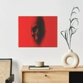 thumbnail image 6 of Lsque Minimalist Skull Red Print Wall Art – Decorative Picture for Living Room, Bedroom, and Office (Horizontal), 6 of 6
