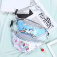 thumbnail image 1 of Fashion Pink Fanny Pack Sequins Print Children's Shoulder Belt Bags Kids Phone Pouch Cartoon Unicorn Waist Bag For Women/GirlG He Qiyong unisex, 1 of 1