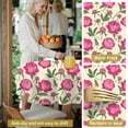 thumbnail image 5 of Pioneer Flower Floral Print Pattern Round Tablecloth 60 X 60 Inch, Wrinkle Resistant Wipeable Table Cloth for Kitchen Dining Picnic Patio Party, 5 of 6