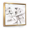 thumbnail image 1 of watercolors Ballerinas Dance I - French Country Framed Canvas, 1 of 3