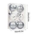 thumbnail image 3 of LSLJS Christmas Tree Hanging Ball Ornaments, Christmas Decorations 6CM6PC Christmas Decorations Tree Ball Bauble Hanging Home Party Ornament Decor for Party Wedding, 3 of 3