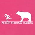 thumbnail image 6 of Wild Bobby Ancient Personal Trainers Funny Bear Chase Women Racerback Tank Top, 6 of 6