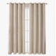 thumbnail image 1 of Cortina Lisa Con Tul Y Diseño Estrella De 100×130 Cm 2 Pzs Modelo Beige, 1 of 4