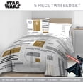 thumbnail image 2 of Juego de ropa de cama Jay Franco Star Wars para cama individual de 5 piezas, suave, 2 of 6