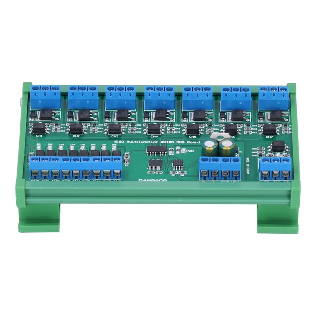 MOSFET Module Multifunction 8-in 8-out RS485 with Din Rail Box Components R4M8A08 6-25V