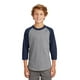 thumbnail image 1 of Camiseta Sport-Tek® Youth Colorblock Raglan. YT200 deporte-tek YT200, 1 of 1