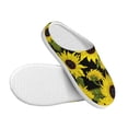 thumbnail image 3 of Lsque Sunflowers In Vintage Pattern Womens Comfort Cotton on Scuff With Memory Foam and Anti-skid Sole Slipper-37/38, 3 of 7