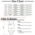 thumbnail image 3 of BLTIBY Tank Top Bodysuit for Women U Neck Solid Color Shorts Jumpsuit Tummy Control Seamless Shapewear Fashion Bodysuits Coffee XL, 3 of 7
