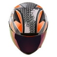 thumbnail image 5 of 1STORM MOTORCYCLE BIKE FULL FACE HELMET HG335 BOOSTER SKULL ORANGE, 5 of 6