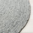 thumbnail image 3 of SAFAVIEH Braided Ronan Solid Reversible Area Rug, Gray, 4' x 6' Oval, 3 of 11