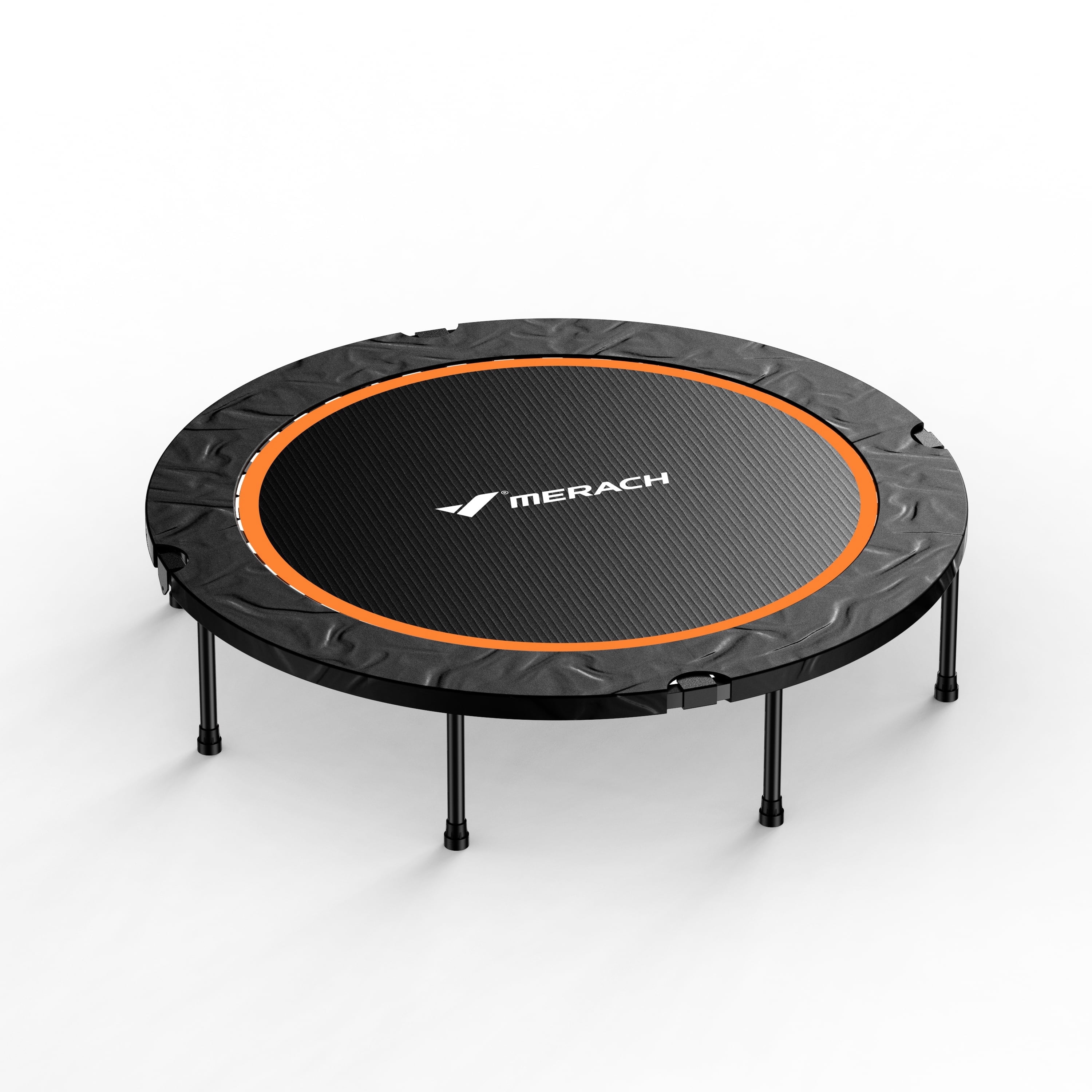 MERACH 48" Mini Trampoline for Adults & Kids, Indoor/Outdoor Rebounder Trampoline, 330 lbs Weight Capacity, Compact Fitness Exercise Trampoline
