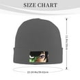 thumbnail image 3 of Gorillaz Winter Hats Warm Knit Cuffed Beanie Unisex Skull Knitted Caps Fashion Ski Hat For Men And Women Deep Heather, 3 of 9