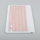 thumbnail image 4 of Inalámbrico Ultradelgado, Recargabl profesion, para Computadora Portátil para Android para Windows, Computadora, Teléfono Rosa shamjiam Teclado portátil, 4 of 8