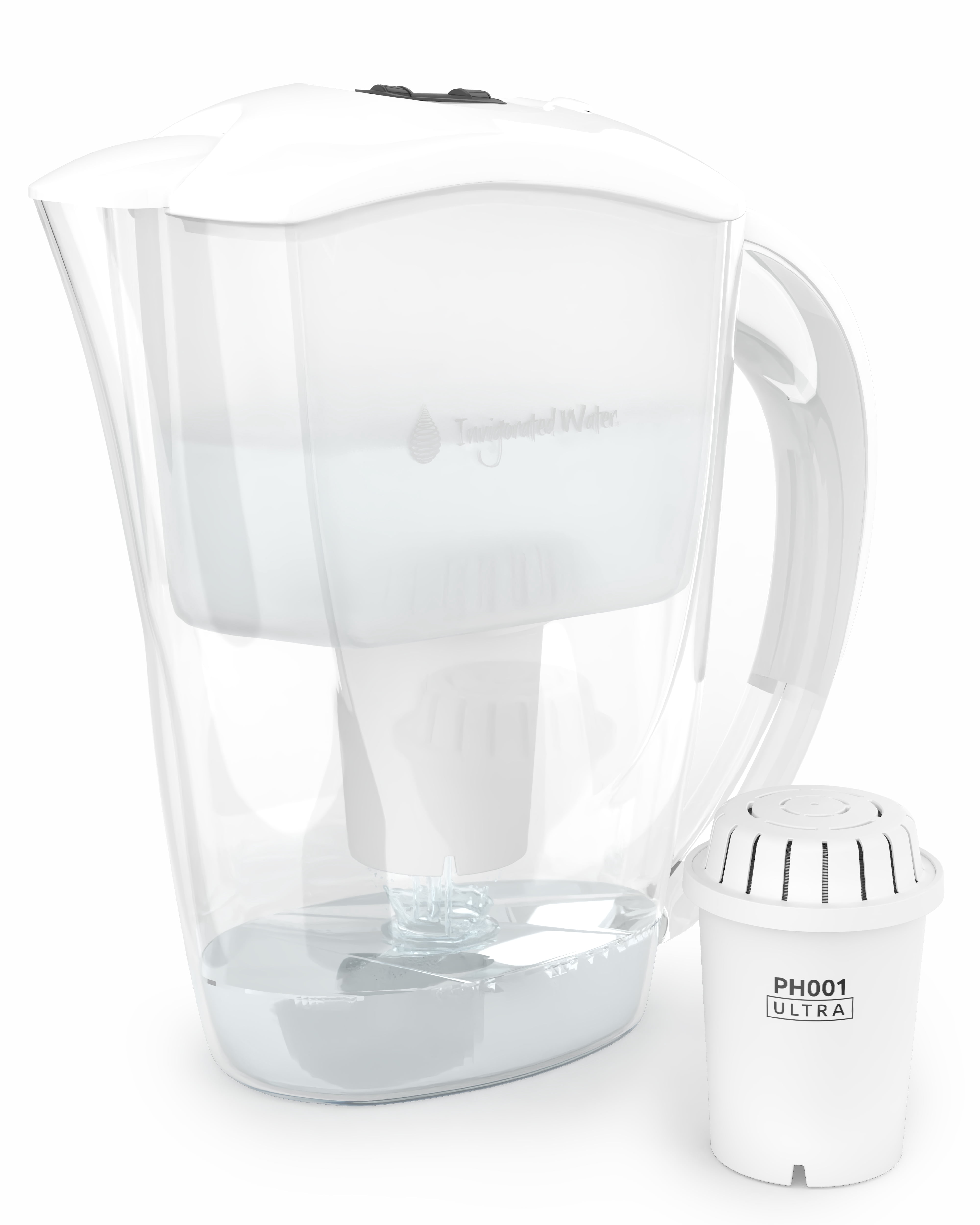 Invigorated Water pH Restore Slim 10 Cup  Alkaline Water Filter Pitcher