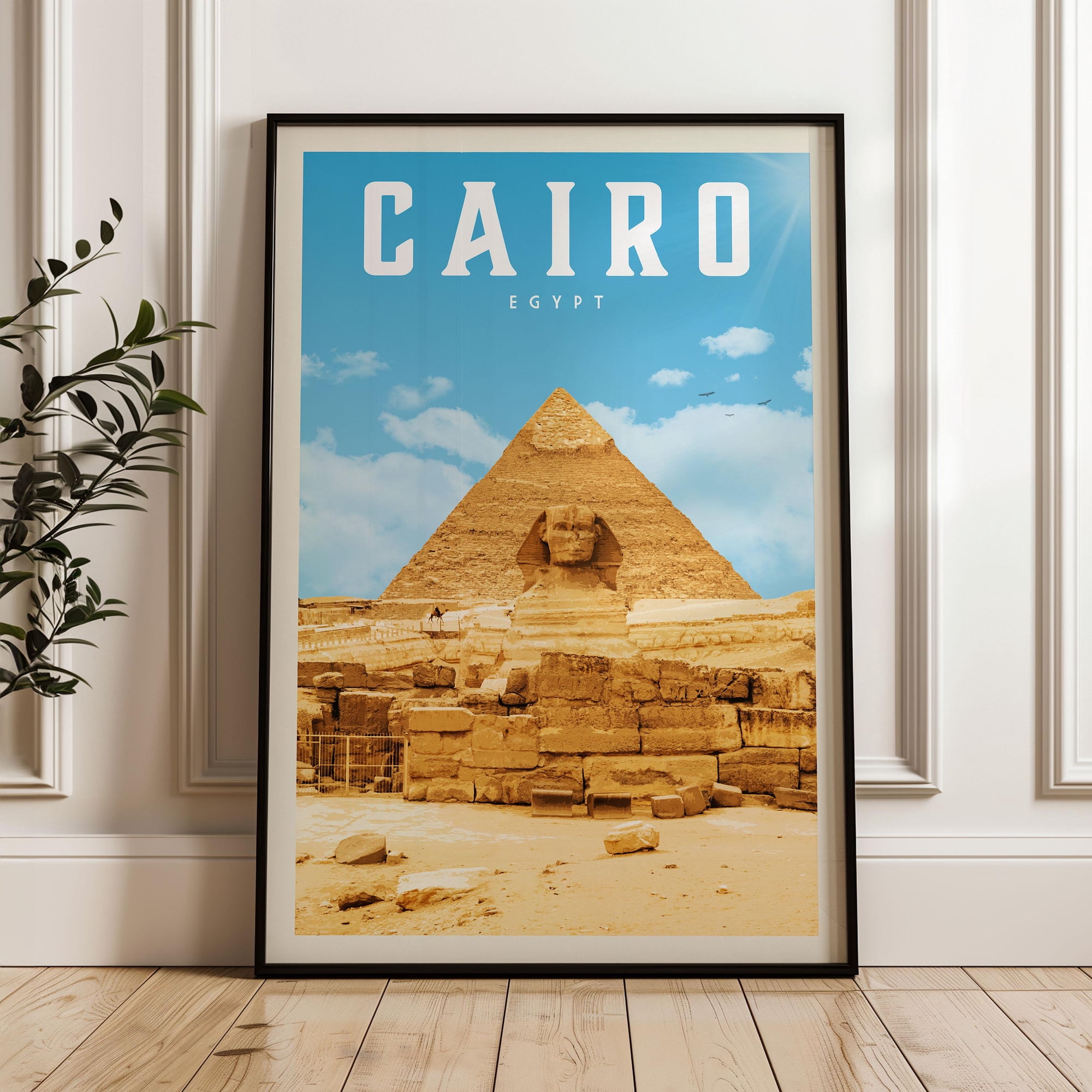 Cairo Egypt Travel Travel Wall Art Poster , Poster Print Only