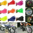 thumbnail image 6 of 72pcs Bike Wheel Spoke Wraps Cover Motorcycle Tire Spoke Plastic Sleeves Bicycle Decoration, Purple, 6 of 10
