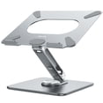 thumbnail image 1 of Soporte para portátil BESIGN LSX7 con base giratoria de 360°, gris, 1 of 9