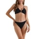thumbnail image 1 of Conjuntos de bikini de anillo O de mujer INSPIRE CHIC de 2 piezas, cintura alta, tirantes ajustables, trajes de baño, pequeño, negro, 1 of 5