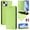Green, variant on Wallet Case for iPhone 15, Magnetic Closure PU Leather Flip Phone Case for Men Women with RFID Blocking Card Holder Kickstand, Shockproof Protection Cover for iPhone 15, Purple