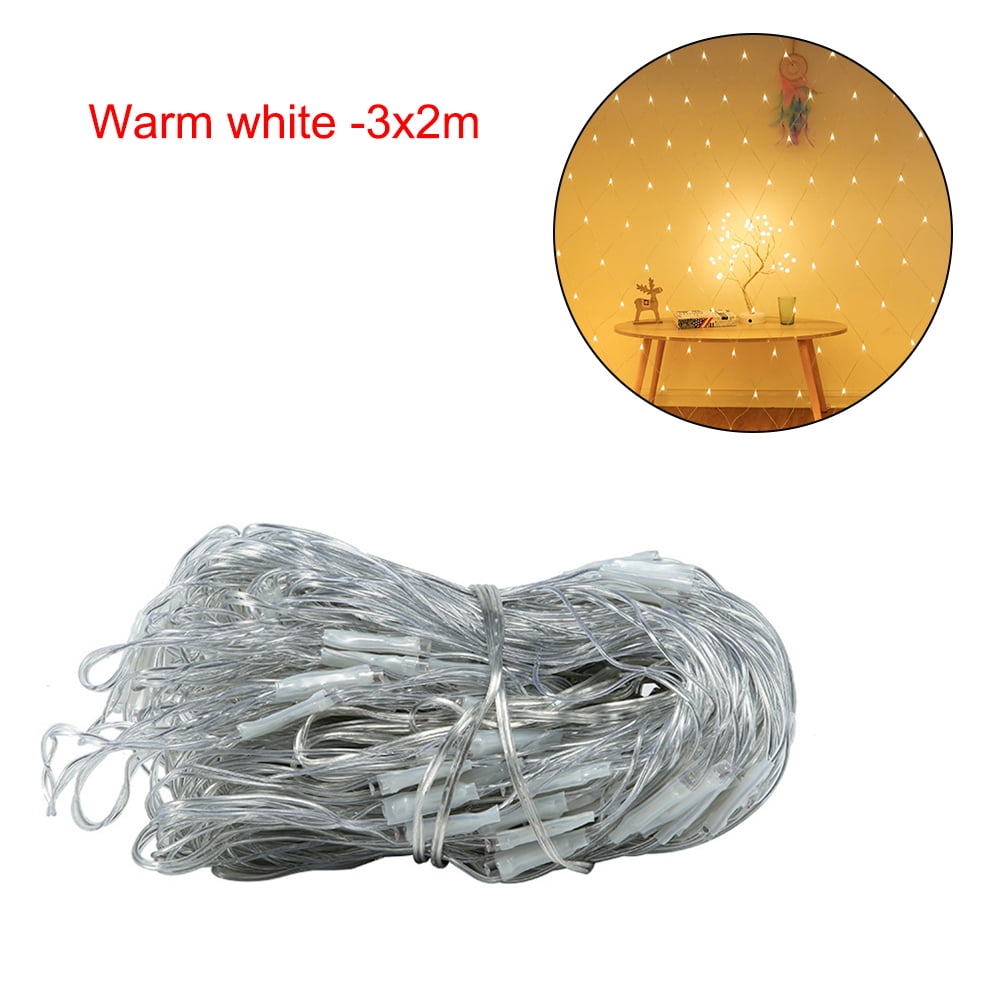 Details about   LED Net String Fairy Lights Curtain Mesh Fit Xmas Party Park Home Outdoor Indoor