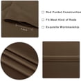 thumbnail image 4 of Bxaolu Bedroom Blackout Curtains - Blackout Curtains Insulated Drapes Energy Saving for Bedroom Dining Living Room, 54 x 38 inches Long, Brown, 1 Panel, 4 of 7