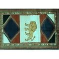 thumbnail image 1 of Ahgly Company Indoor Rectangle Animal Light Blue Traditional Area Rugs, 7' x 10', 1 of 4