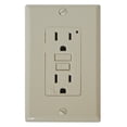 thumbnail image 3 of Diamond Group DG15VVP GFI Receptacle with LED Indicator Light - 15A, 120V, Ivory, 3 of 3