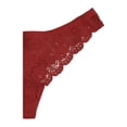 thumbnail image 2 of Tanga Secret Treasures para Dama, de Encaje Rojo Talla EG, 2 of 4