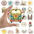 thumbnail image 4 of 50 Pcs Nordic Style Fresh Natural Green Plants Sticker Laptop Suitcase Scrapbooking Decor Kids Classic Toy Decal Sticker, A670, 4 of 6