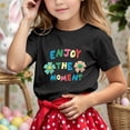thumbnail image 2 of Dsscvnef Vêtements pour Enfants Filles Hauts à Manches Courtes Décontractés Col Rond Chemises d'Été pour Adolescentes Vêtements Filles 3-4 Ans Vêtements Enfants Filles, 2 of 4