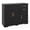 Black, variant on Costway 40" Sideboard Buffet Cabinet Modern Kitchen Storage Organizer with 2 Drawers Black