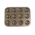 thumbnail image 4 of 6/12-Cavity Chestnut-Shaped Cake Pan Pastry Mould Bakeware Non-Stick Oven Baking, 4 of 5