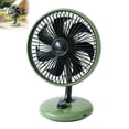 thumbnail image 5 of Leeye Retro USB Desk Fan, Vintage Style Portable Fan with Adjustable Wind Speed, Quiet Personal Fan for Home Office Desktop, Compact Lightweight Design, A, One Size,, 5 of 5