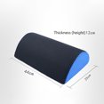 thumbnail image 3 of Oggfader Leg Pillows for Sleeping Home Half Heart Foot Pad Footrest Office RestPad Clip LegPillow Sole Massage Memory Foam 44*25*12cm, 3 of 9