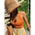 thumbnail image 2 of LinYooLi Womens Straw Sun Hat Floral Woven Bucket Hat Y2k Aesthetic Accessories Foldable Floppy Boho Beach Cap Cute Preppy Stuff, 2 of 7