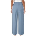 thumbnail image 4 of Women Capri Pants 2026 Summer Linen Cotton Cropped Trouser with Pockets Beach Casual Cruise Fashion Lounge Capris, 4 of 7