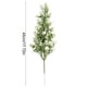 thumbnail image 3 of Tallos de eucalipto artificiales | Paquete de vegetación artificial de plástico de 45 cm para decoración del hogar, arreglos florales y fiestas de Pascua, 3 of 7