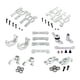 thumbnail image 3 of Kit de piezas para coche RC 1/10, accesorio de copa de dirección, reemplazo directo, portátil premium Plata, 3 of 9