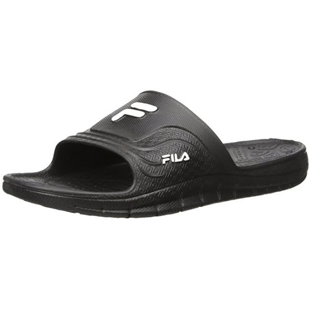 forene I udlandet Udsøgt Fila Men's SA58 Slide Casual Sandals, Black - Walmart.com