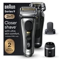 thumbnail image 1 of Afeitadora eléctrica Braun Series 9 PRO+ para hombre, 5 elementos de afeitado profesionales y cabezal ProComfort que prepara el afeitado para una piel apurada y cómoda, SmartCare Center 6 en 1, uso en, 1 of 5