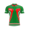 thumbnail image 3 of Algeria Full Zipper Bike Short Sleeve Cycling Jersey  for Men - Size S, 3 of 4