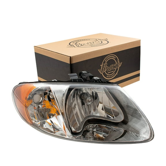 Brock Headlight for 2001-2007 Caravan w/ 113" Wheel Base Right 4857700AC 2001-2007 Grand Caravan