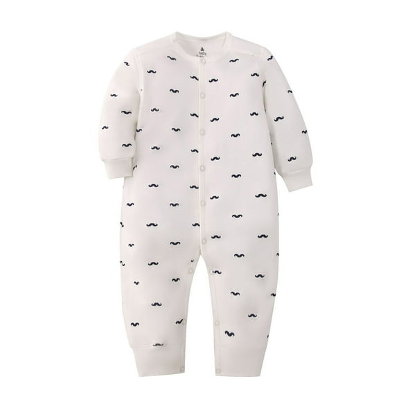 CUZIBR Baby Boy Girl Print Romper Jumpsuit Oneise One-Pieces Playsuits Outfits Relaxed Fit Dailywear For Toddler