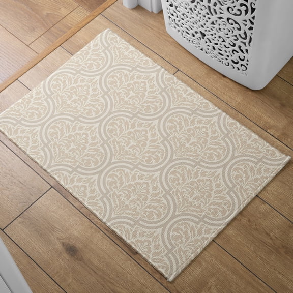 Absorbent Quick Dry Bath Mat, Non-Slip Super Strong Bath Mat, Suitable For Bathroom Shower Floor,Retro Pattern Bath Rugs