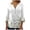 White, variant on Womens Tops Seven Minutes Of Bell Sleeve V Neck Pressed Pleated Solid Color Button T Shirt on Sale