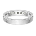 thumbnail image 5 of 14K White Gold Ring Band Wedding Diamond Lab Grown Round, Size 9, 5 of 7