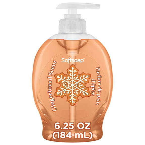 Softsoap Limited Edition Liquid Hand Soap, Gingerbread Scent, 6.25 fl oz Pump Bottle