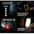 thumbnail image 4 of Casco Integral Black Pearl Bandit Negro Dorado Brillo Dot Ece Talla XL, 4 of 7