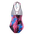 thumbnail image 3 of Daznico Women's Maternity Floral Bikini - V Neck Pregnancy Swimwear for Summer Beach, High Waist 2025,for Size L, 3 of 6
